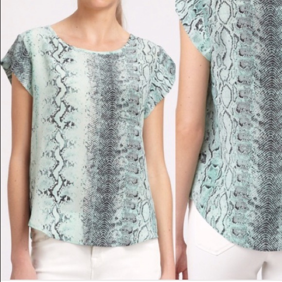 Joie Tops - Joie like new baby blue silk blouse! 🦋